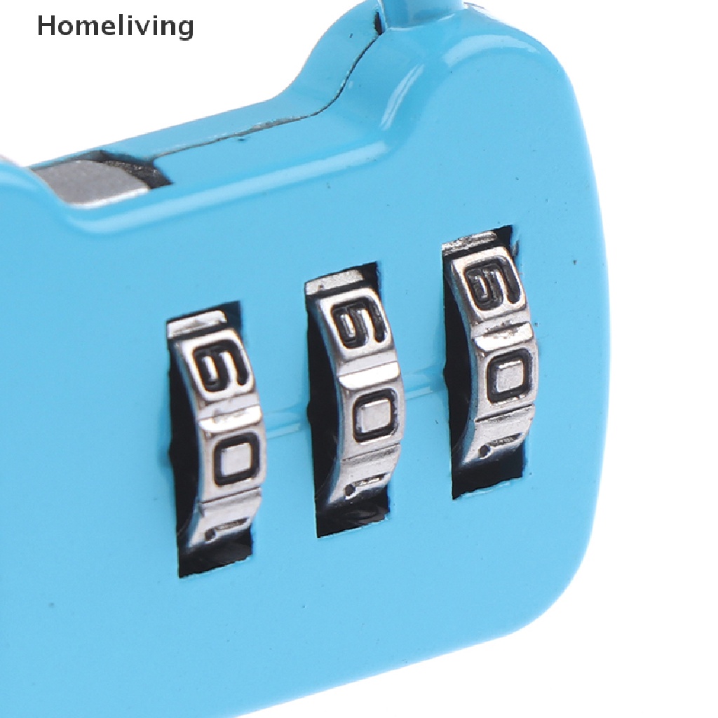 Ổ Khóa Mật Khẩu 3 Số Mini Bằng Kẽm Tiện Dụng Mang Theo Du Lịch