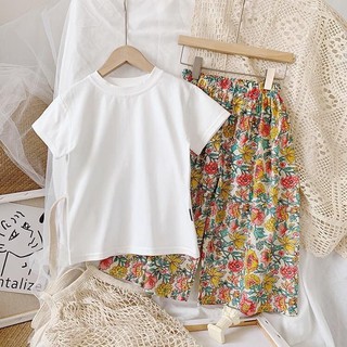 Set vintage hoa nhí quần ống rộng