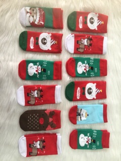 [Hoả tốc] 🎄🎄TẤT NOEL CHO BÉ SET 12 Đôi ‼️