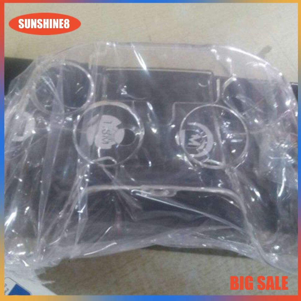 【SUN】KJH Transparent Clear Crystal Case Hard Controller Shell For PS4 Controller