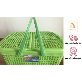 Giỏ nắp 2016 giỏ đi sinh Duy Tân size Đại/Lớn/Nhỏ/Nhí