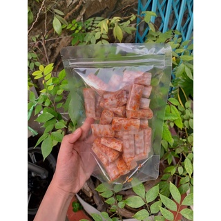 bánh tráng cuộn tôm chấm bơ vàng
