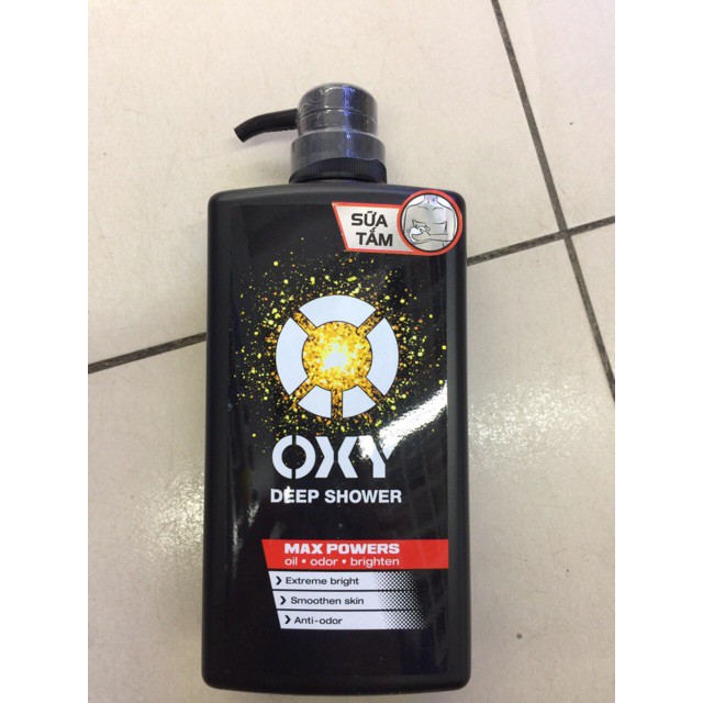 Sữa tắm tác động sâu nam Oxy Deep Shower 500ml