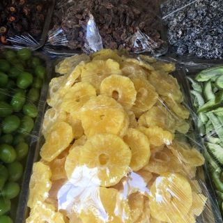 500g MỨT DỨA TRÒN SẤY DẺO THƠM NGON