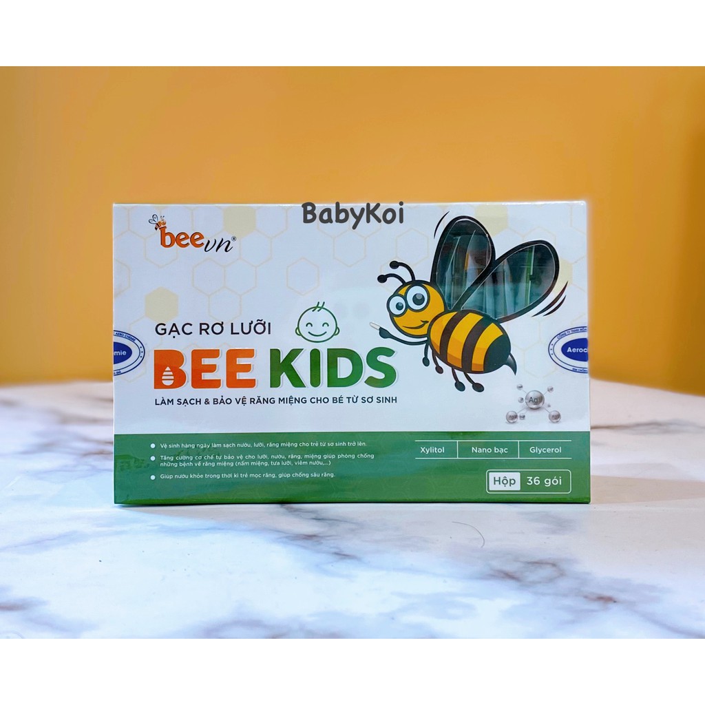 Gạc rơ lưỡi Bee Kids