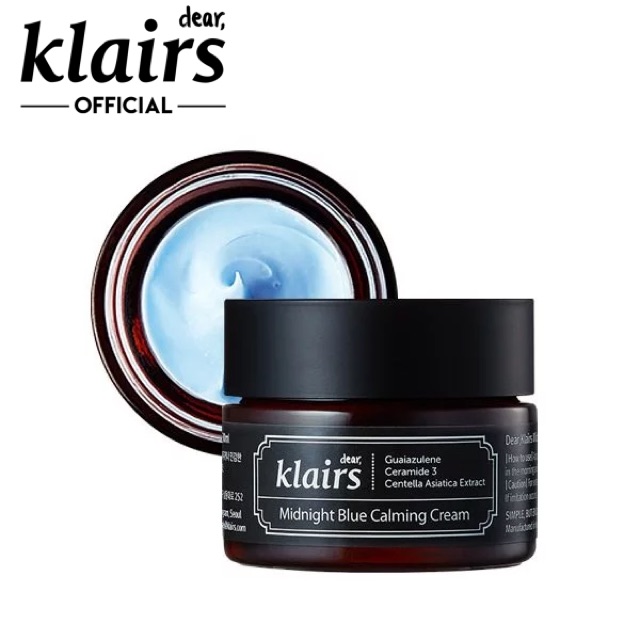 Kem Dưỡng Dear Klairs Phục Hồi Da Midnight Blue Calming Cream