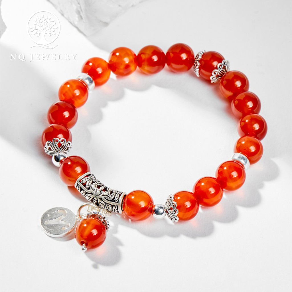 Vòng tay đỏ charm cung hoàng đạo - NQ Jewelry