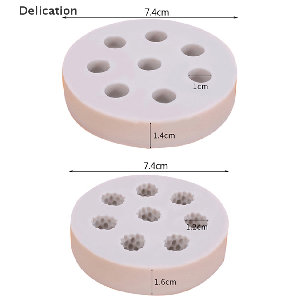 Khuôn silicon tạo hình quả việt quất 3D dễ thương để làm bánh