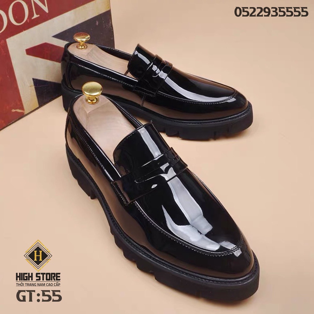 Giày da nam nhập khẩu thiết kế độc quyền  , đế cao su nguyên đúc  - BCT : 678