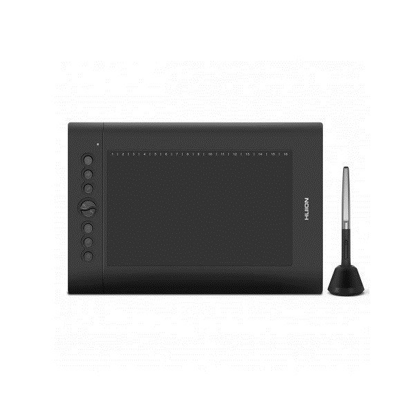 Bảng vẽ cảm ứng HUION H610 PRO V2 thế hệ mới bút không pin Hàng chính hãng