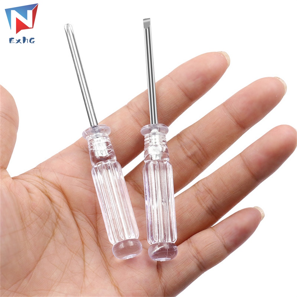 Tua Vít Mini Có Tay Cầm Trong Suốt Chống Gỉ Chịu Lực Cao 9.50 * 1.10 * 1.10 cm