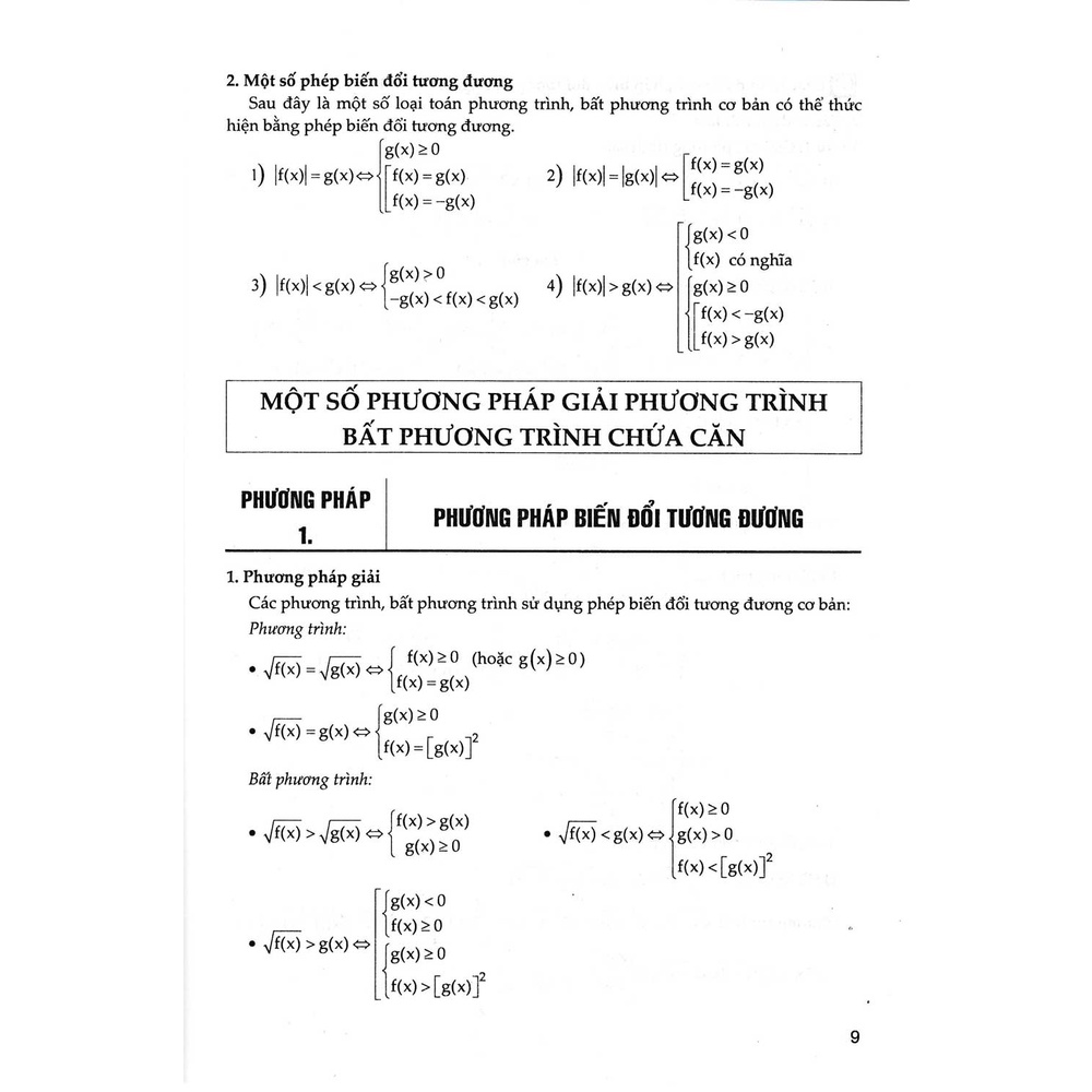 Sách - Bí Quyết Đạt Điểm 10 Môn Toán Chuyên Đề Phương Trình - Bất Pt - Hệ Pt - Bất Đẳng Thức - Min Max- Nguyễn Phú Khánh