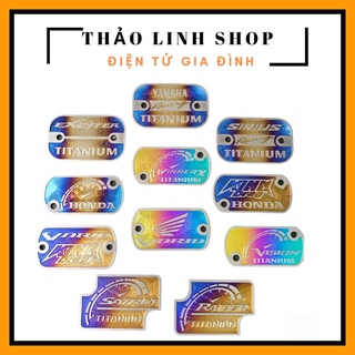 Nắp bình dầu titan cho Exciter/Vario/Sonic/Satria/Raider/WinnerX/Vision siêu đẹp