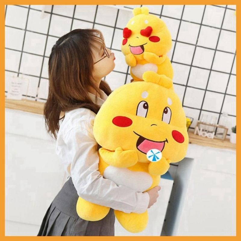 Gấu Bông Ong Vàng -  Gối Ôm Hình Thú Khủng Long Ong Vàng Mềm Mịn Siêu