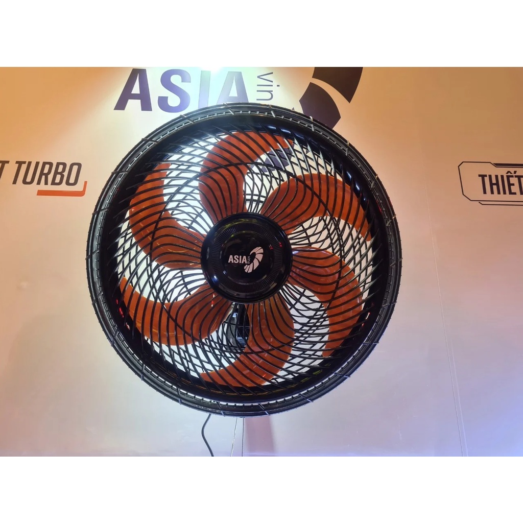 Quạt treo tường Asia LTB1601 dòng Turbo mới nhất, công suất 80W - Hàng chính hãng - Bảo hành 2 năm
