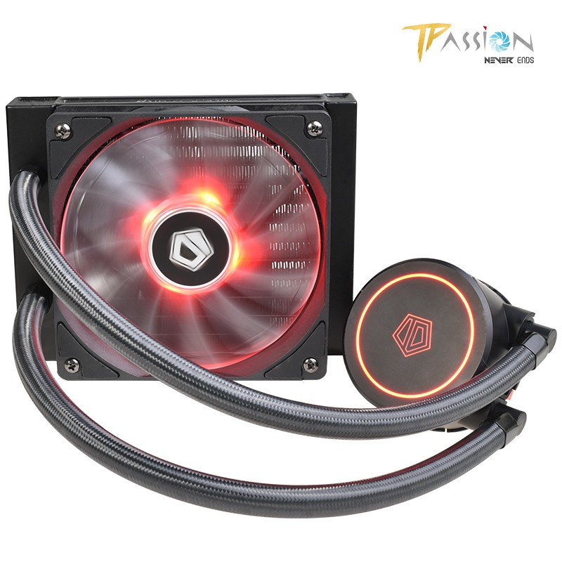 Tản nhiệt nước CPU AIO ID-Cooling AURAFLOW X 120 RGB- Chính hãng, LED RGB 12V 4Pin đồng bộ, hiệu năng cao, nhỏ gọn