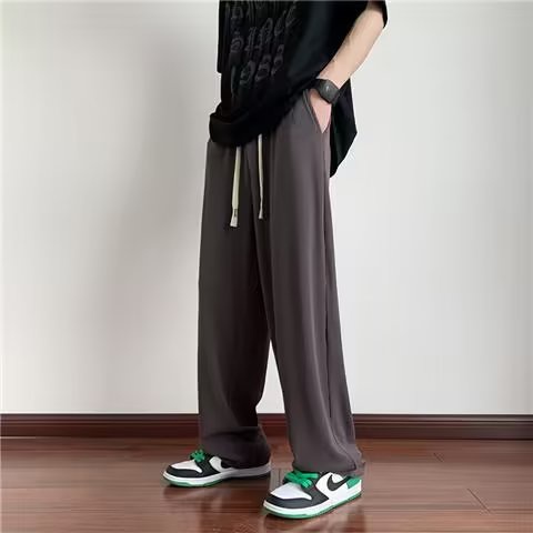 Quần ống rộng Lưng Thun Thoải Mái Phong Cách Hàn Quốc Thời Trang Cho Nam Size M-3XL