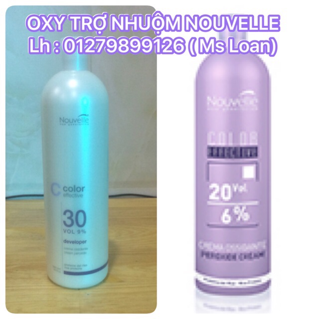 DUNG DỊCH OXY TRỢ NHUỘM NOUVELLE COLOR EFFECTIVE 1000ml