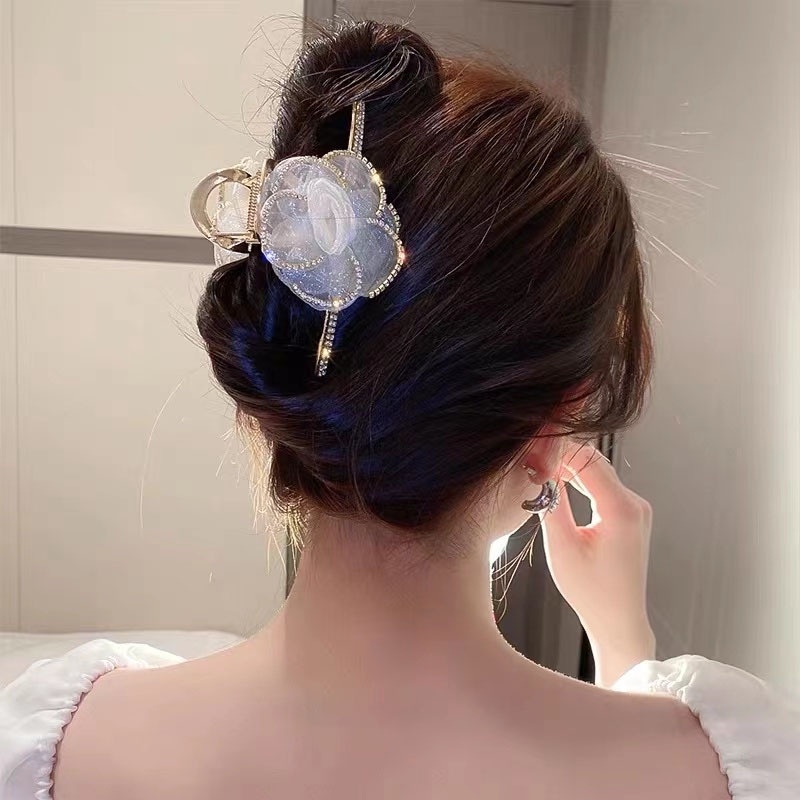 [Magpie] Kẹp Tóc Hoa Organza Phong Cách Nhật Bản Ngọt Ngào Mùa Hè Cho Nữ