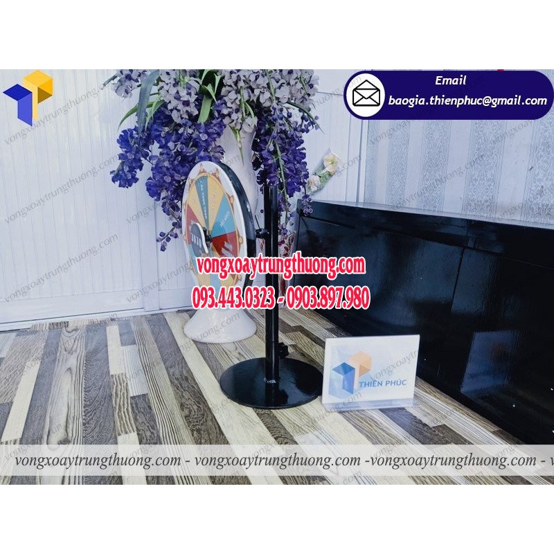 Báo giá vòng quay may mắn lắp ráp nhỏ gọn quận 3 - xedaybanhang.com - ĐT: 0903897980