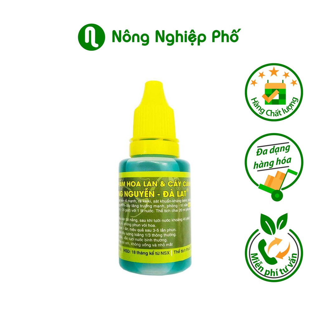 CHAI 20ML - CHẾ PHẨM DÙNG CHO HOA LAN VÀ CÂY KIỂNG HÙNG NGUYỄN 6 IN 1