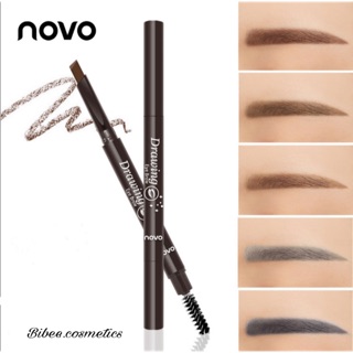 Chì kẻ mày 2 đầu Novo Drawing Eyebrow