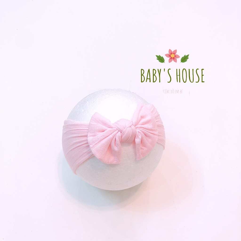 Băng đô cho bé - nơ màu kẹo dễ thương Baby's House