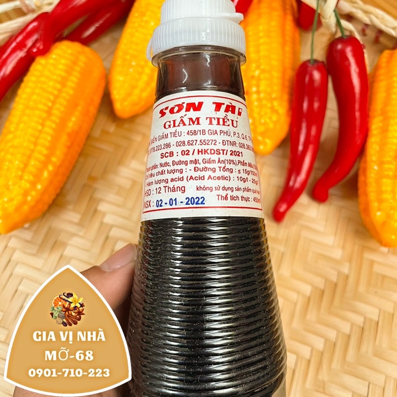 Giấm tiều Sơn Tài thông dụng người Hoa- chai 500ML