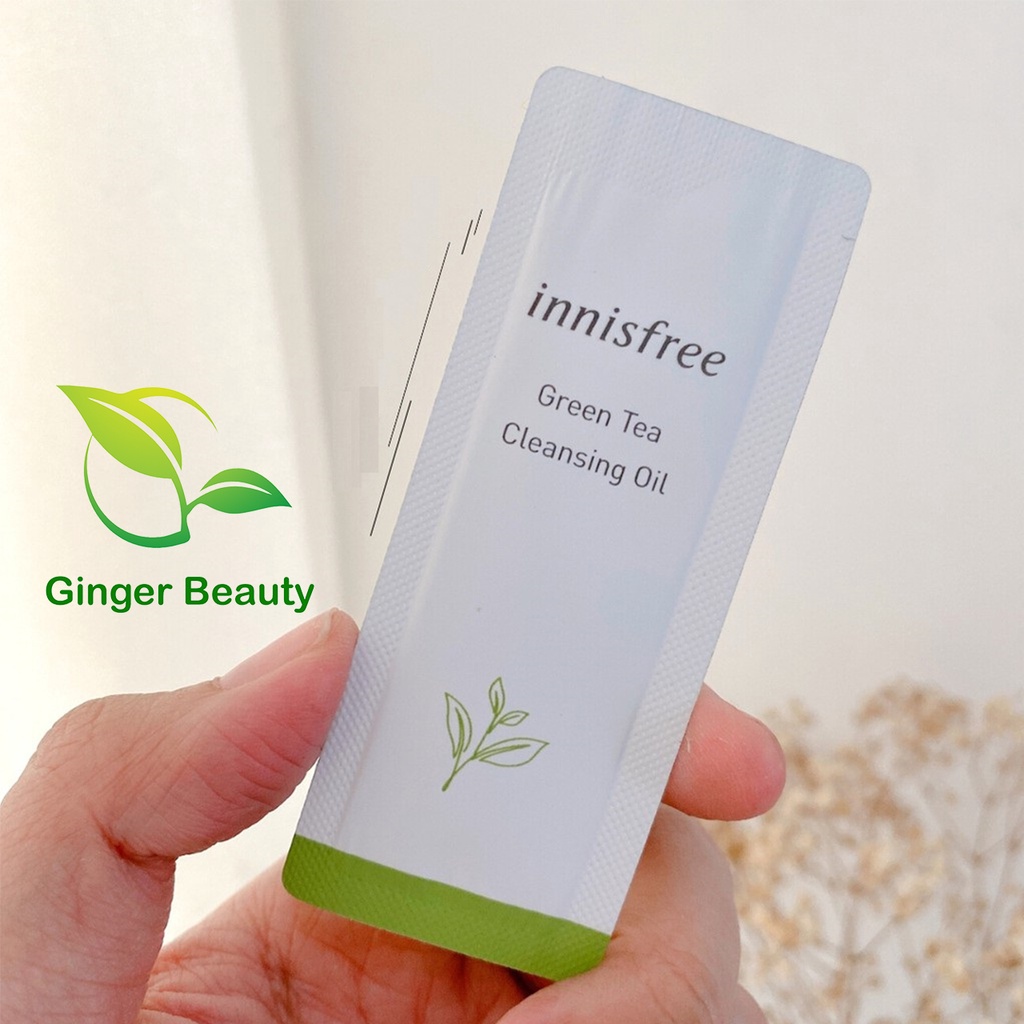 [HÀNG CHÍNH HÃNG] Sample Dầu Tẩy Trang Trà Xanh Innisfree Green Tea Cleansing Oil 1ml