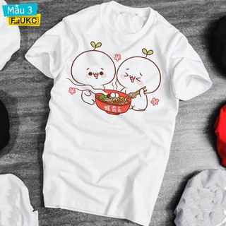 Áo Thun Đôi Siêu Cute In Hình Mochi Giá Sốc F627L6