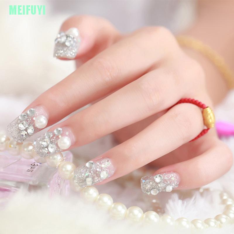 [Hàng mới về] Set 24 móng tay giả họa tiết xinh xắn