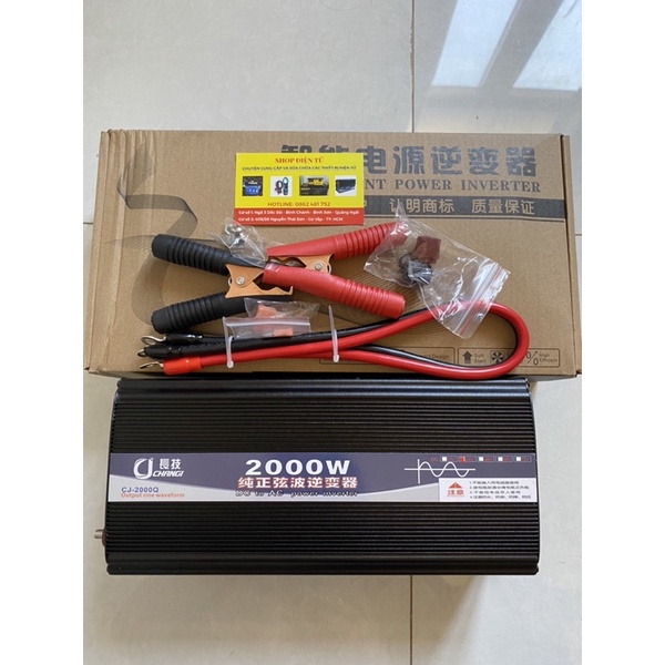 Bộ kích điện SIN CHUẨN CHAGI 24V -220V công suất 2000W INVERTER.