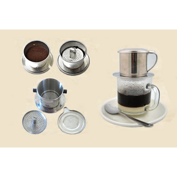 Phin nhôm pha cà phê NHẤT KHU pha 25gram cà phê nguyên chất | BigBuy360 - bigbuy360.vn