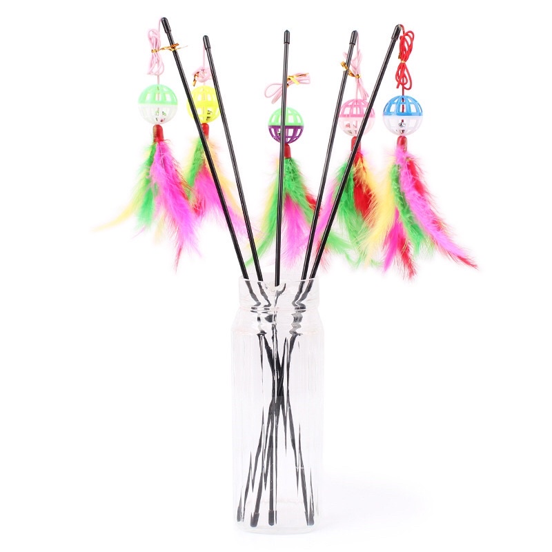 gậy trêu mèo có bóng