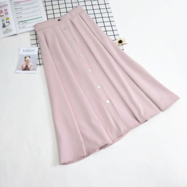 Chân váy dài Hàn Quốc eo cao tôn dáng VD0008