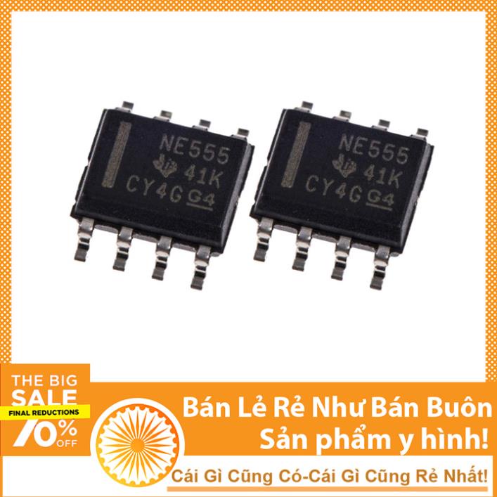 Combo 5 IC Tạo Xung NE555 SOP8 Chân Dán