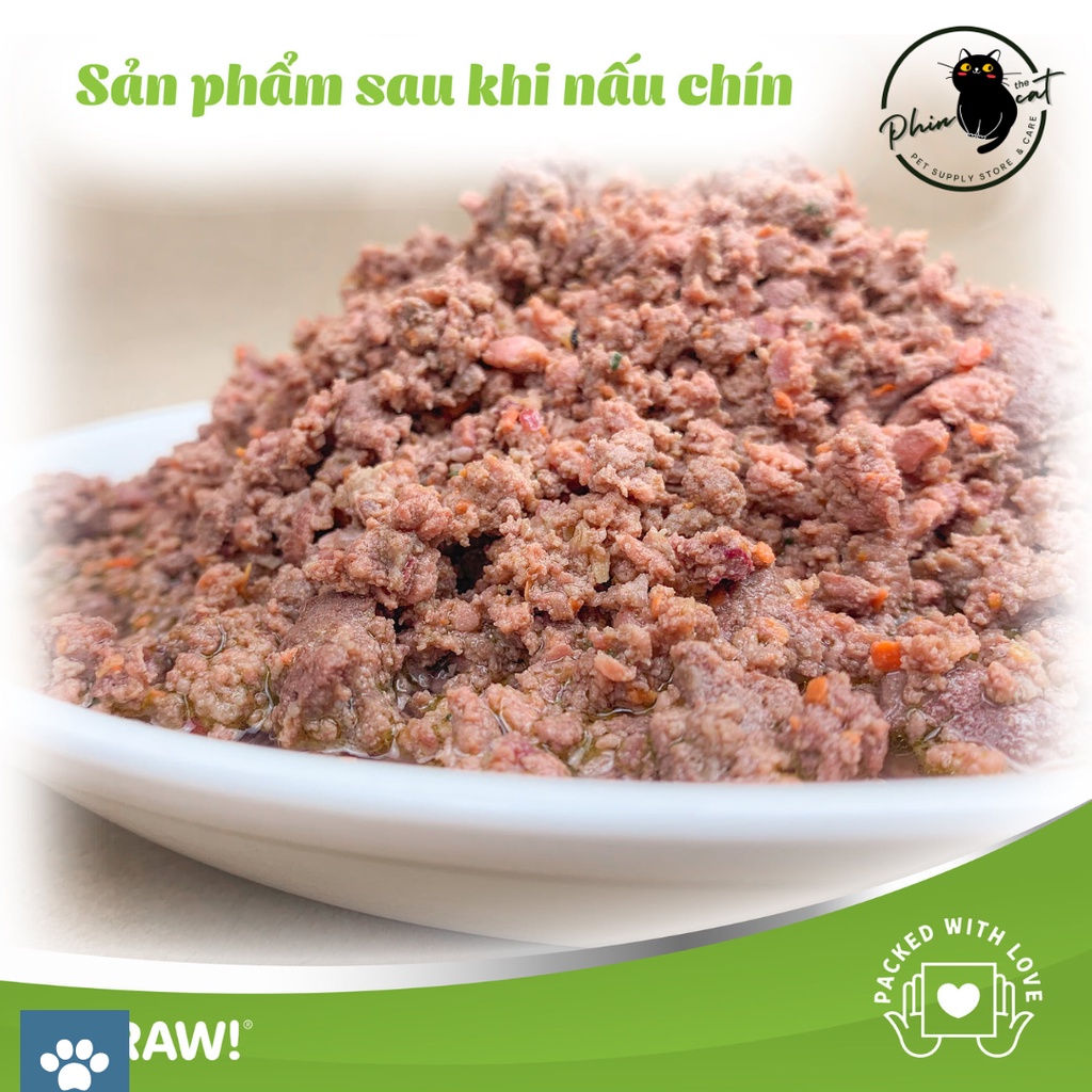 Hi Raw thức ăn tươi cho chó - thịt xay cho chó | phinthecat
