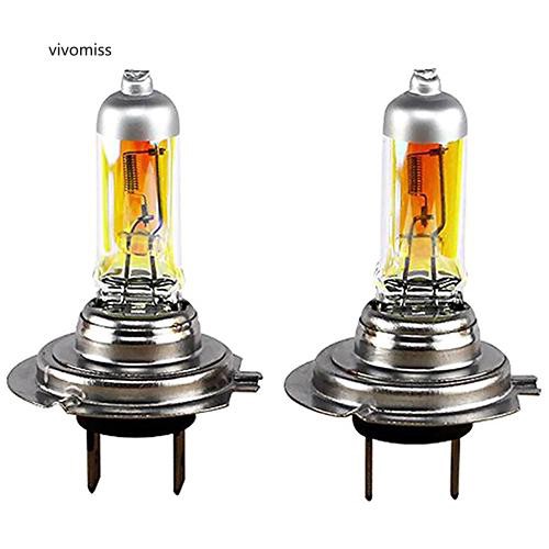 2 Đèn pha ô tô siêu sáng H7 Xenon Halogen ánh sáng trắng