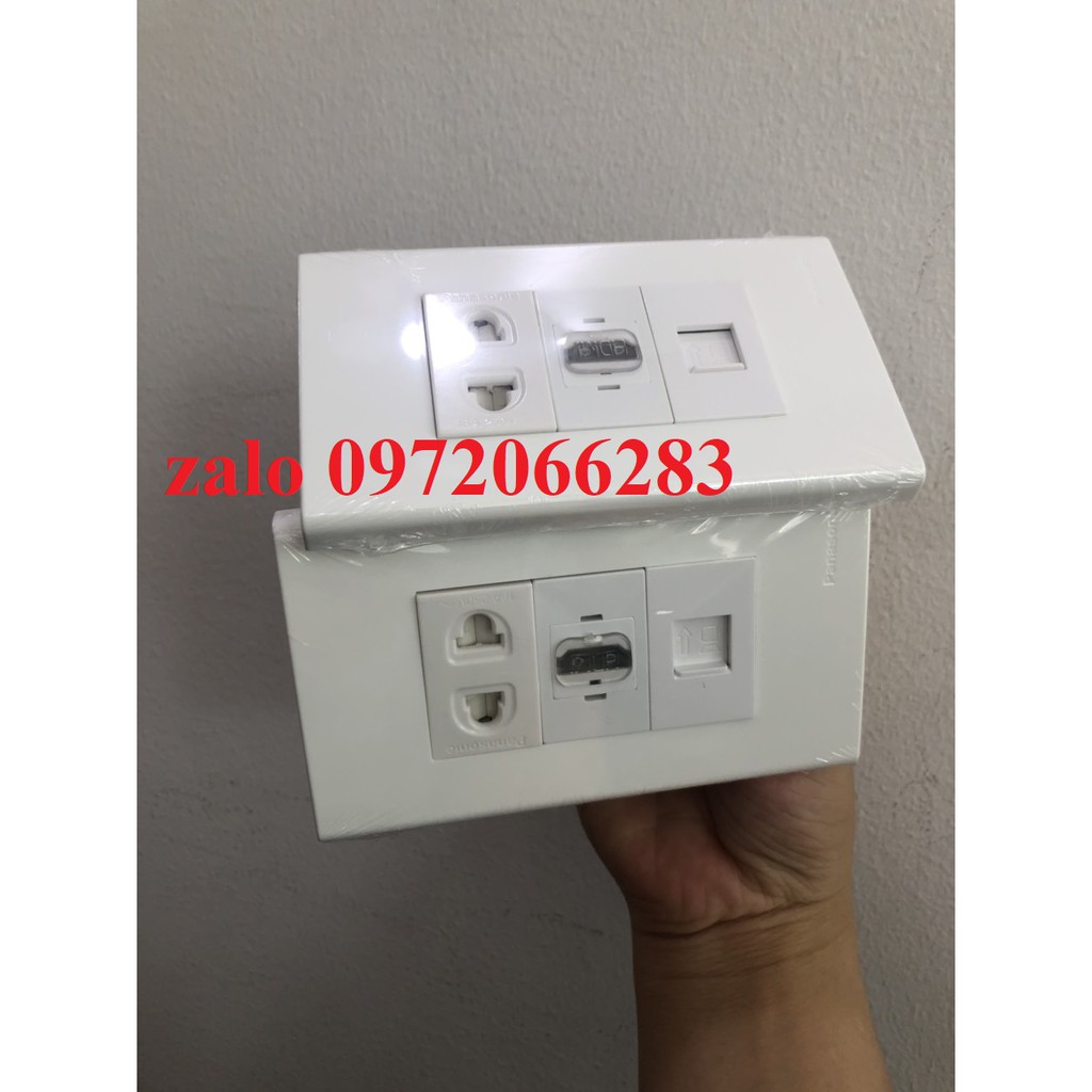 Bộ ổ âm tường gồm nhân mạng nhân hdmi và nhân điện