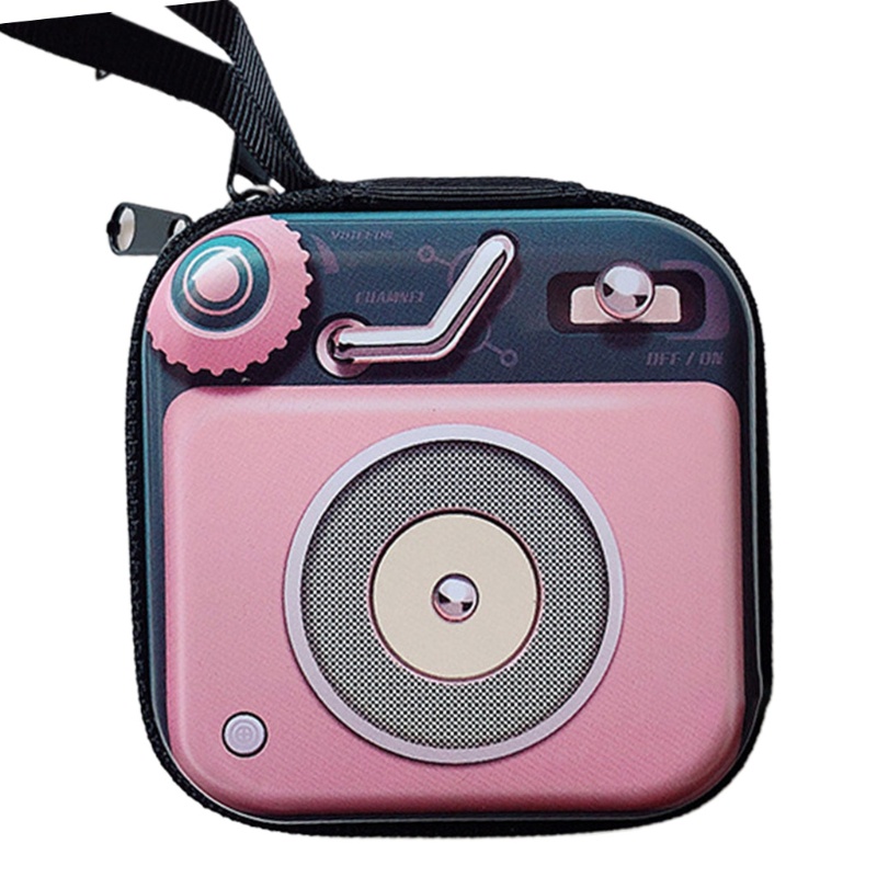 Youyo 1 Túi Đựng Tai Nghe / Tiền Xu / Chìa Khóa Mini Bằng Thiếc Sáng Tạo Nhiều Màu Sắc Retro