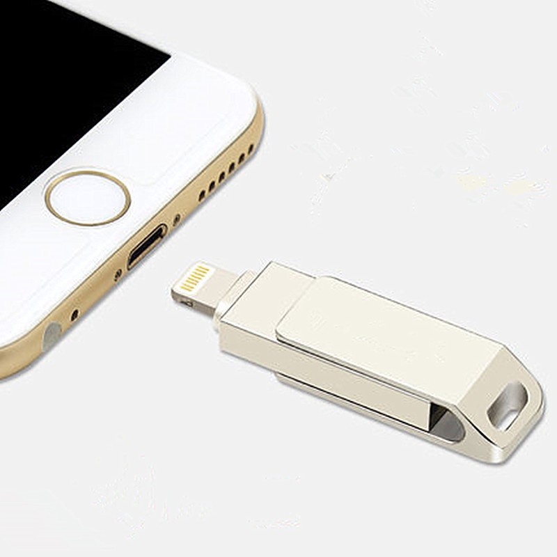 USB dung lượng 512GB với cổng lightning kết nối iPhone