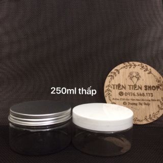 Hũ pet 250ml nắp vặn