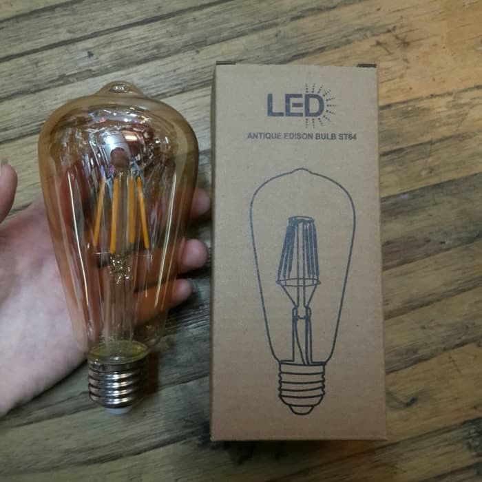 Dây Đèn Led Sợi Tóc Edison 4w St64 Màu Vàng