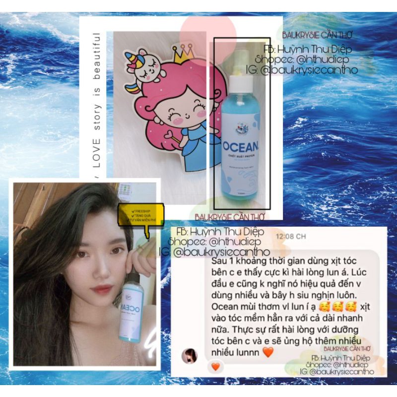 Xịt dưỡng protein SIÊU CẤP ẨM < tặng kèm quà >