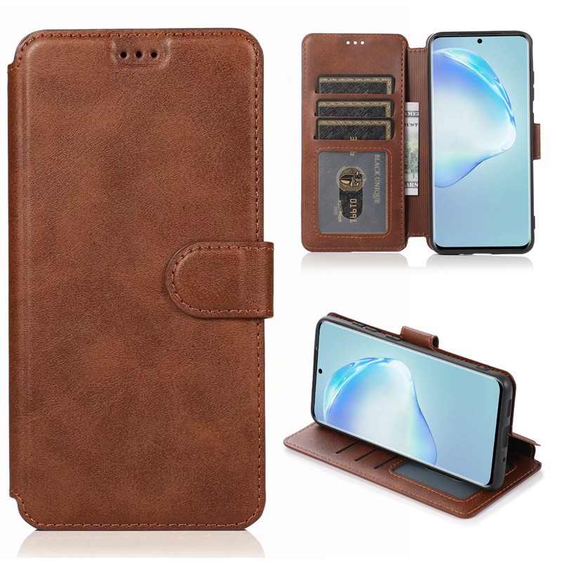 Samsung Galaxy Note 20 Ultra Note 10 Lite 9 8 S10 Lite A71 A51 Buckle Flip Leather Case
