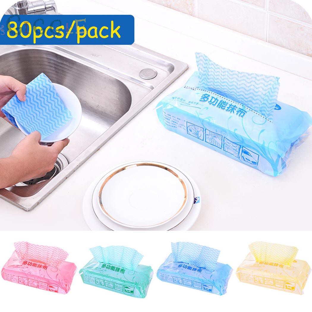 Set 80 Khăn Lau Chén Dĩa Dùng Một Lần Tiện Dụng