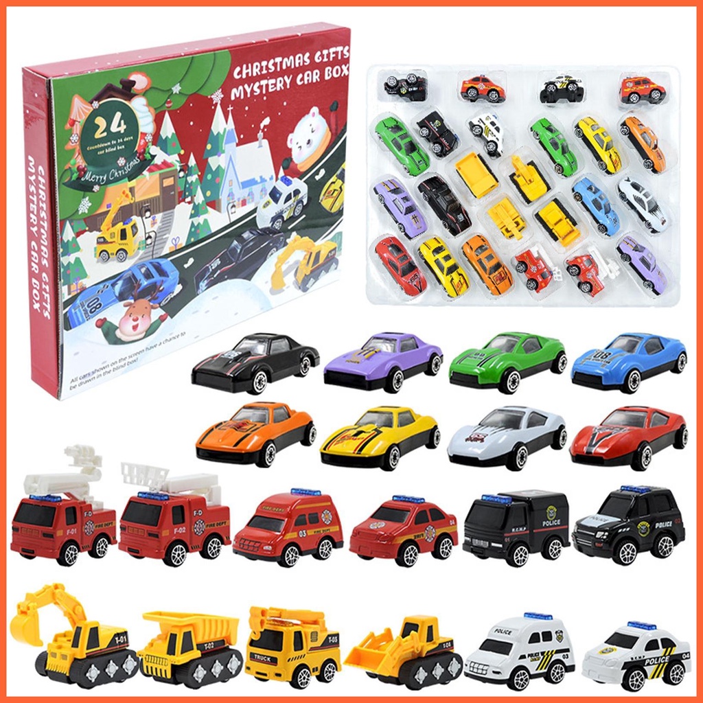 Lịch Đếm Ngược Mini Hình Xe Hơi Dễ Thương Cho Bé Trai