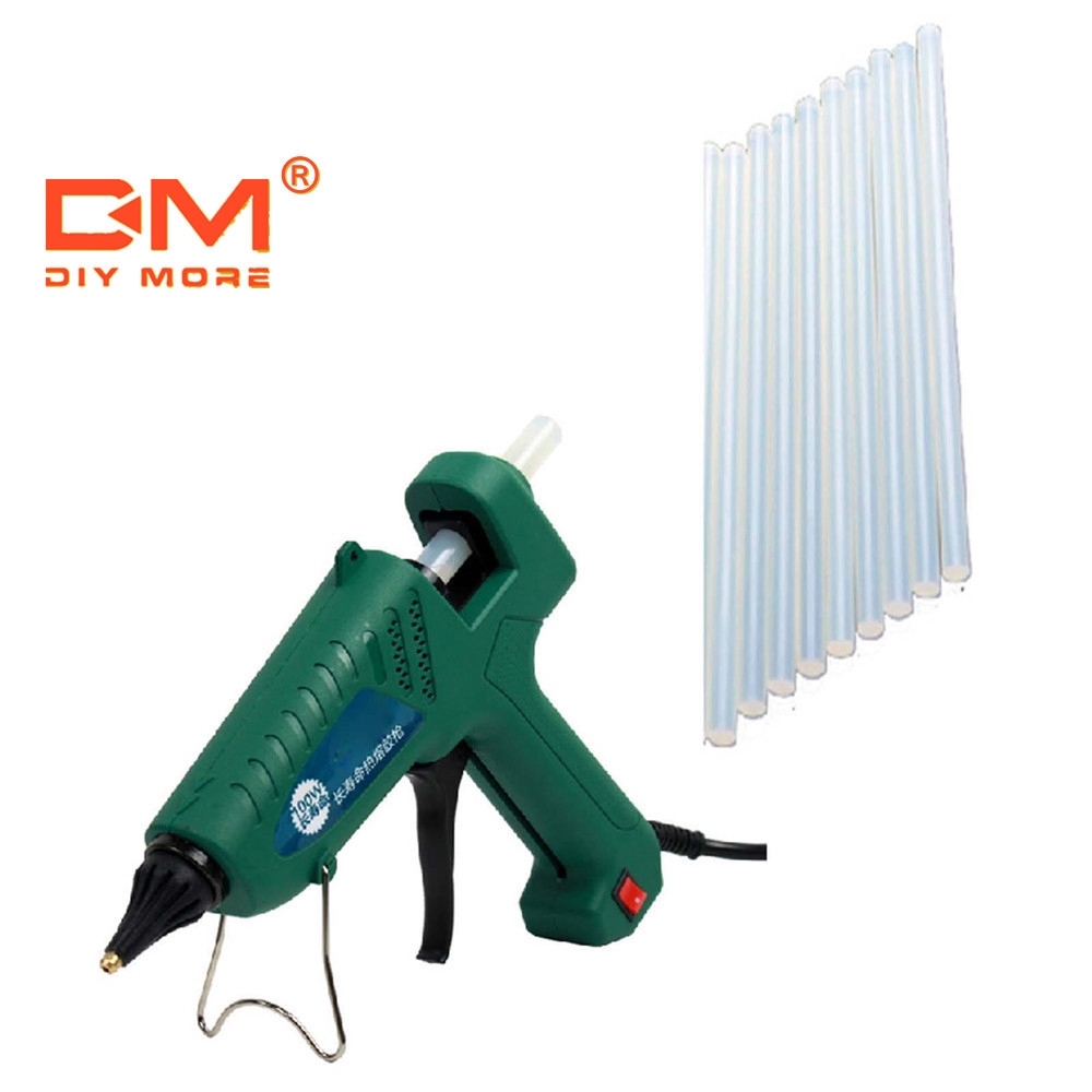 Thanh keo dán dạng đun nóng chảy DIYMORE màu trong suốt 7mm X 25cm