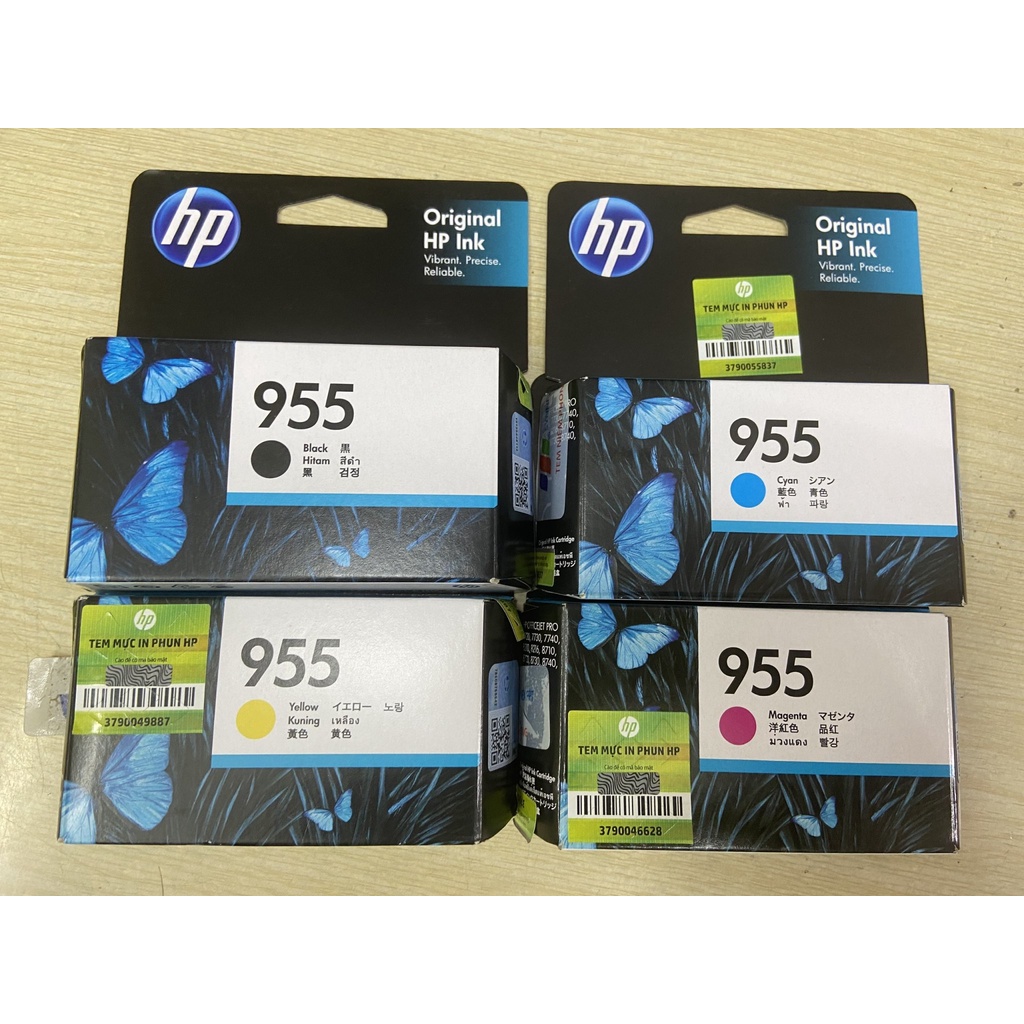 Bộ mực in phun hp 955 dùng cho máy Hp 8210/ 8710/ 8720/ 8730/ 8740/ 8745 - hàng chính hãng