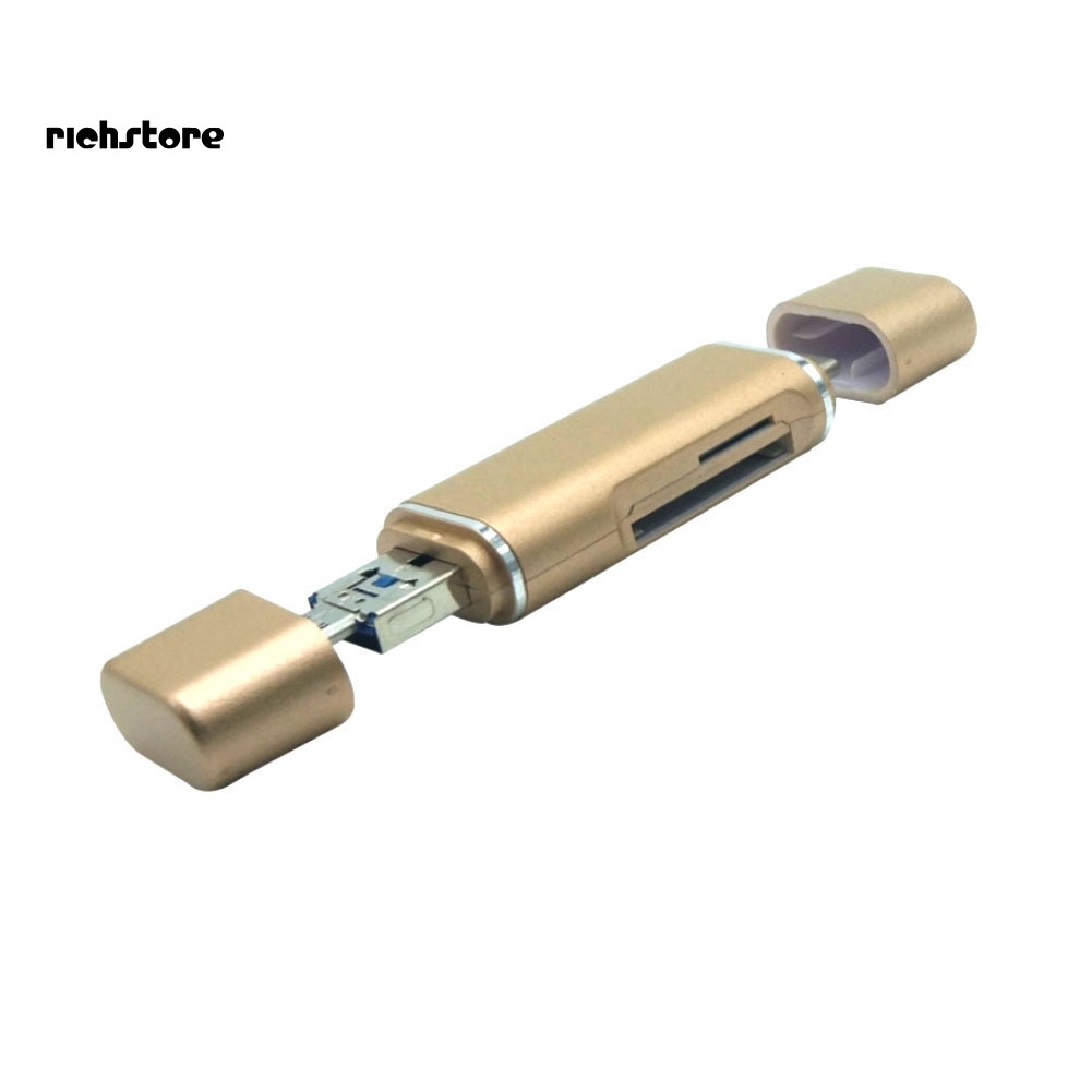 Đầu Đọc Thẻ Nhớ 5 Trong 1 OTG Micro USB 3.1 Type-C TF SD Cho Điện Thoại Android | BigBuy360 - bigbuy360.vn